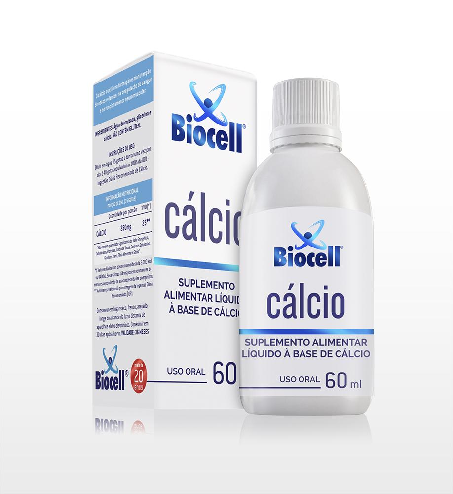 Biocell® Cálcio - Suplemento Alimentar Líquido Sublingual 60 ml