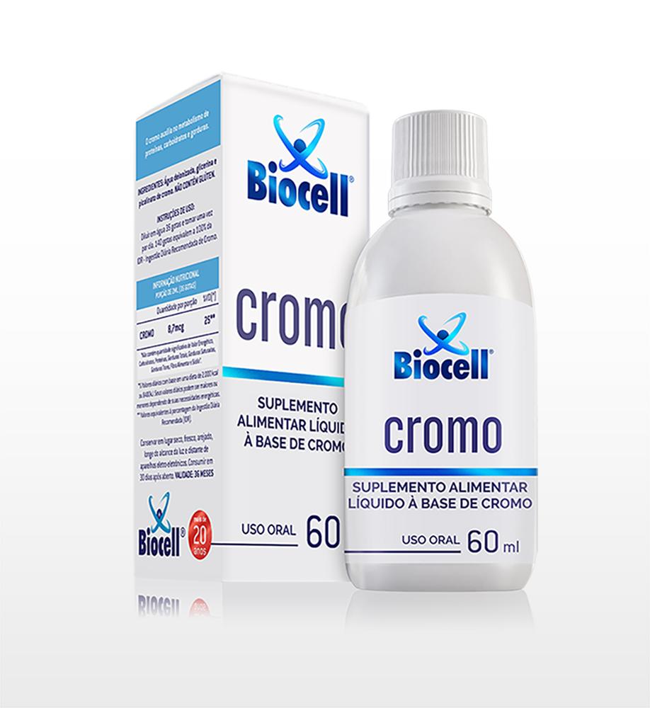 Biocell® Cromo - Suplemento Alimentar Líquido Sublingual 60 ml
