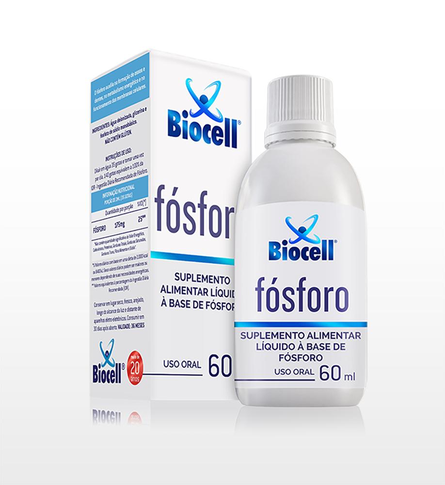 Biocell® Fósforo - Suplemento Alimentar Líquido Sublingual 60 ml