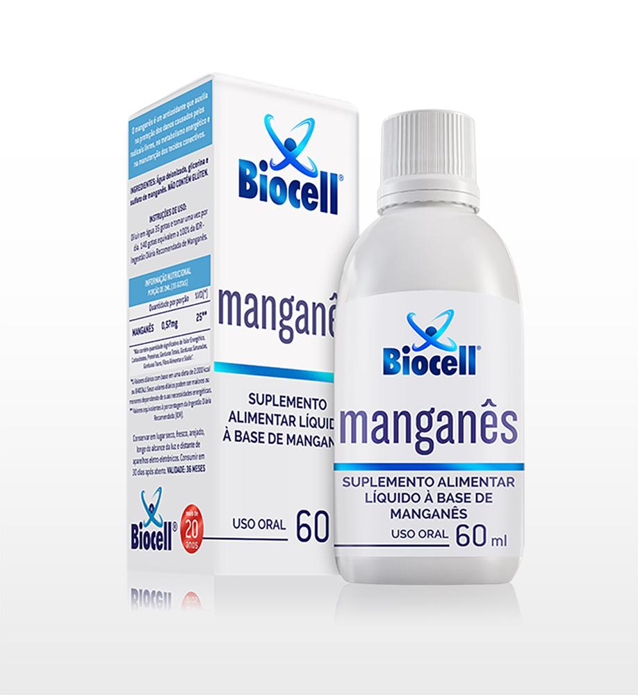 Biocell® Manganês - Suplemento Alimentar Líquido Sublingual 60 ml